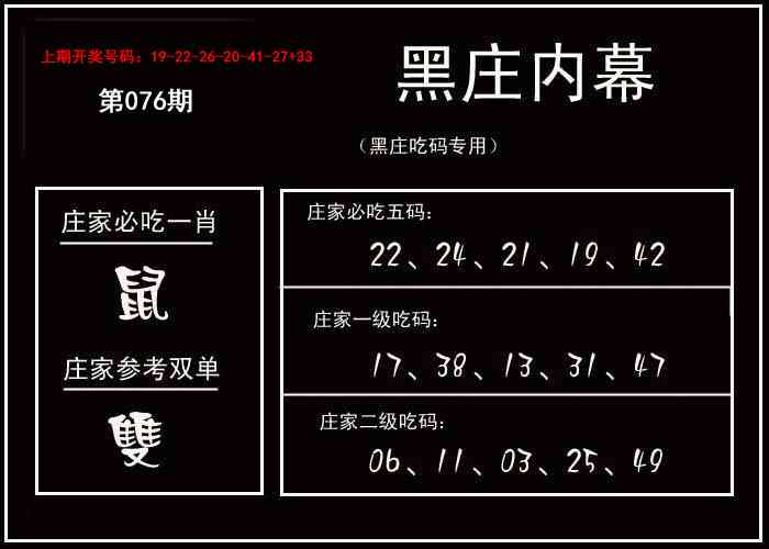 076期黑庄内幕[图]